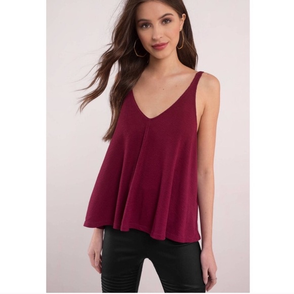 Free People Tops - NWT Free People Sangria Tank Top